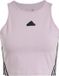 adidas Sportswear Future Icons 3-Stripes Tanktop Dames Paars XS