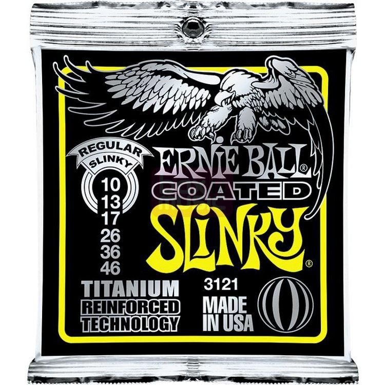 Ernie Ball 3121 Coated Regular Slinky 10 - 46 snarenset