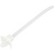 TRU COMPONENTS TC-13030680 TC-WM-100-4.8-N Serre-tête 100 mm 4.8 mm Naturel Avec fermeture à ailettes, Résistance chimique 100 pièce(s)