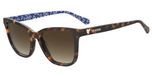 Moschino Love MOL078/S Havana pattern 54/17/140 WOMAN Zonnebrillen