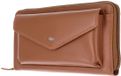 Golden Head Leren portemonnee Polo RFID Protect RV-Damenbörse 2830 Cognac bruine