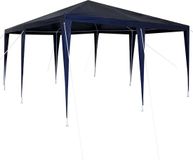 vidaXL Partytent Blauw 400 x 400 x 266 cm Polyethyleen en Staal