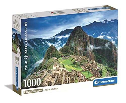 Clementoni Collection-Machu Picchu-1000 puzzel voor volwassenen, Made in Italy, meerkleurig, 39770