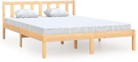 vidaXL Bedframe massief grenenhout 160x200 cm