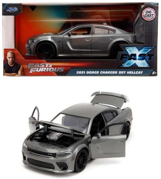 JADA Fast & Furious 2021 Dodge Charger 1:24 Grijs Metaal