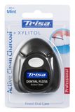 Trisa Active Clean Charcoal - Fil dentaire - noir