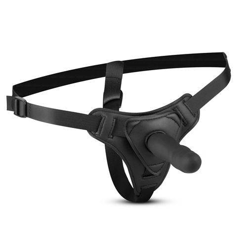 Easytoys Online Only EasyToys - Siliconen Strap On voor Beginners - Zwart