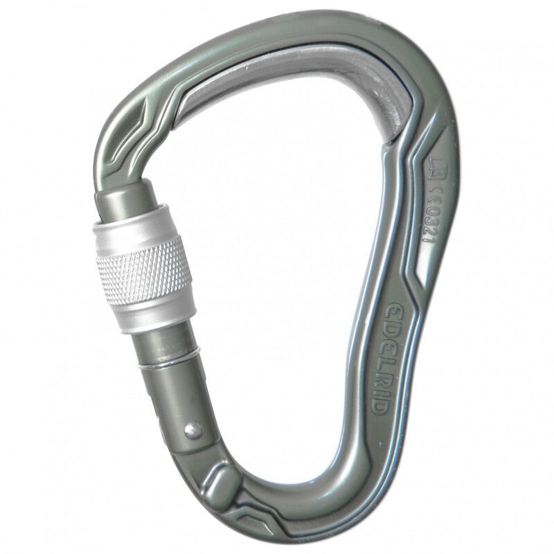 Edelrid HMS Bulletproof Screw II Karabiner - Zilver