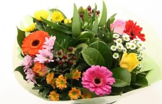 Regioboeket.nl Biedermeier mix boeketje bloemen