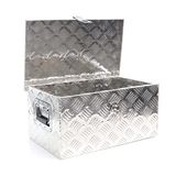 XPOtool Gereedschapsbox Alu 50,8x30,5x24cm Zilverkleurige Transportbox Gereedschapskist incl. Sleutels