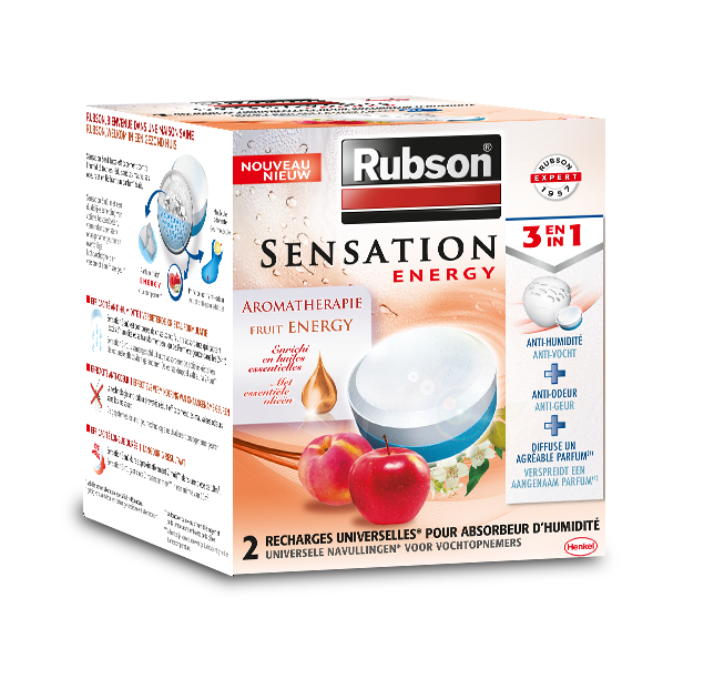 RUBSON Navulling Sensation 300g Fruit 2 stuks