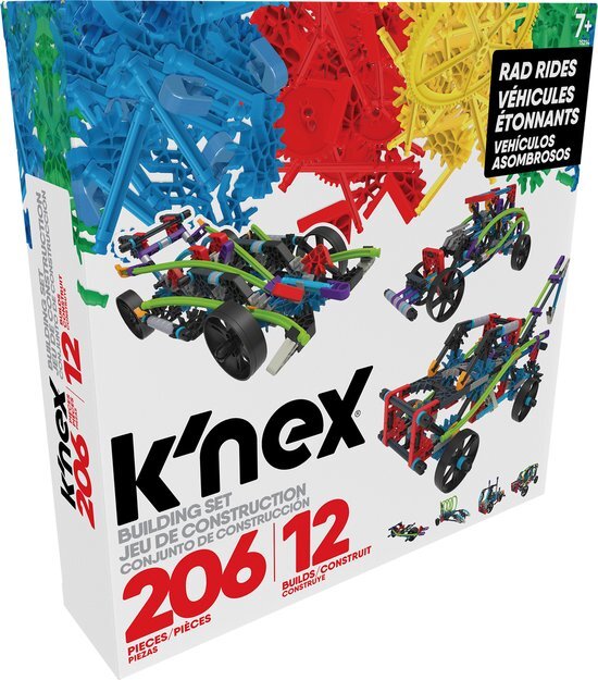 k'nex Stoere en Snelle Auto's - 12 modellen - Bouwset