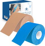 axion® Kinesiologie Tape Set van 2 blauw beige