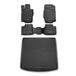 OMAC 4711444-250 Jeu de tapis de sol ETP (élastomère thermoplastique), noir