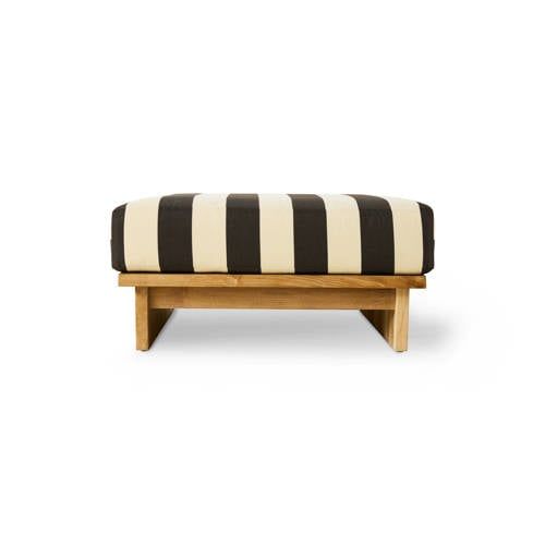 HKLIVING Hocker Outdoor Teak (Stracciatella)