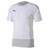 PUMA Kinder teamGOAL 23 Training Jersey Jr T-shirt, White-Gray Violet, 164