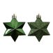 Decoris Ster kunststof L9b9h12 cm dennengroen 12 st Shatterproof