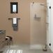 Sealskin Inloopdouche Sealskin I AM Type A3 100x200 cm Helder Glas Antikalk Mat Zwart