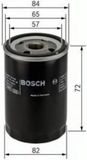 Bosch P2019 Oliefilter Schroeffilter Hoogte 74Mm 3/4" 16 Unf