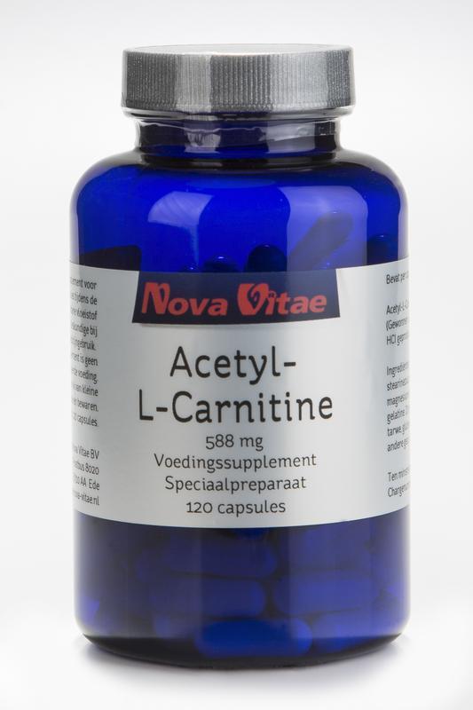 Nova Vitae Acetyl-L-Carnitine 588mg Capsules 120st