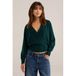 WE Fashion gebreide trui met wol - groen