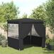 Maison Exclusive Tente de réception professionnelle avec parois latérales, 2,5 x 2,5 mètre, anthracite, 90 g/m²