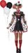 California Costumes Vegaoo - Psycho clown outfit met stippen voor dames