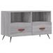 Sonoma meuble TV 80x36x50 cm bois travaillé gris couleur chêne sonoma