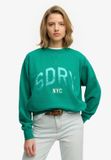 Superdry - Varsity Satijnen Appliqué Trui