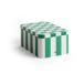 HAY Bocal Tin Container petit Vert-blanc cassé