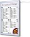 Showdown Displays Europe B.V. Outdoor Menubord Logo LED 4 X A4 Portrait - Syna SCZ4XA4LED