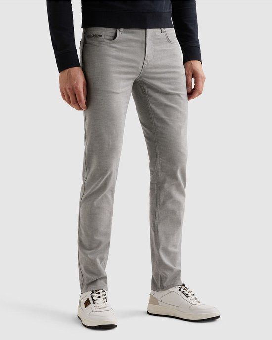 PME Legend Heren Broek Regular Fit Bruin Polyester