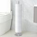 Unyqoos® Toiletpapierhouder vrijstaand met waterbescherming en opslagcapaciteit voor badkamer