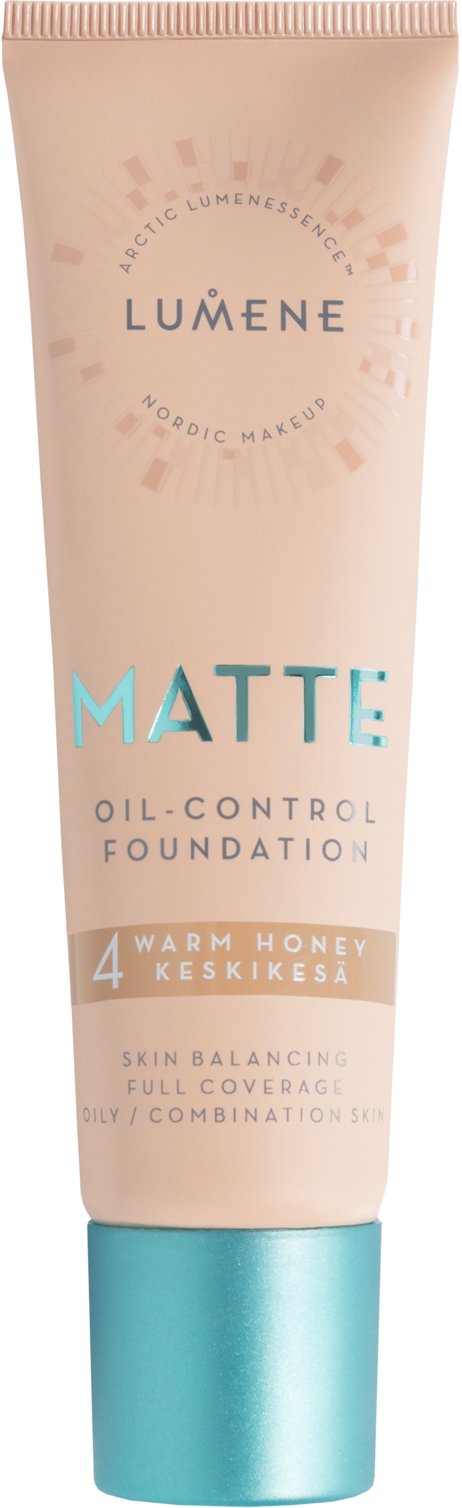 lumene Matte Oil-control Foundation Podk?ad Matuj?cy 4 Warm Beige 30ml