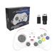 Retro-Bit SEGA Saturn 2.4GHz Pro Manette sans fil Nintendo Switch - Receveurs Saturn & USB inclus - Edition Blanche