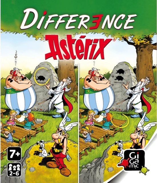 Gigamic Différence - Edition Astérix, Bordspel, 7 jaar, 20 min, 20 min