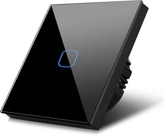 Maclean Aanraaklichtschakelaar - Gehard Glas - Zwart - LED - 1000W - MCE701B