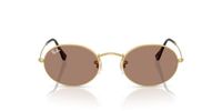 Ray-Ban RB3547 Ovale zonnebril, goud/lichtpaars, 51 mm