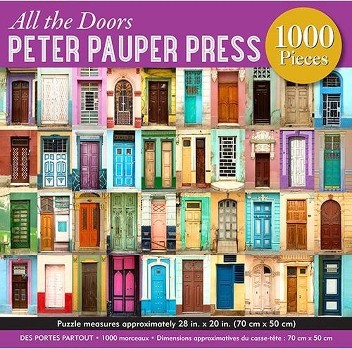 Peter Pauper All the Doors 1,000 Piece Jigsaw Puzzle