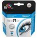 TB Print TBE-D71CY Inktcartridge Cyaan