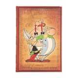 Asterix Paperblanks The Adventures of Asterix- Asterix & Obelix (The Adventures of Asterix) Midi 18-month Horizontal Hardback Dayplanner 2025 (Elastic Band Closure)