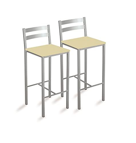 ASTIMESA Keukenkrukken - Set van 2 - 60 cm - Kunstleer - Beige