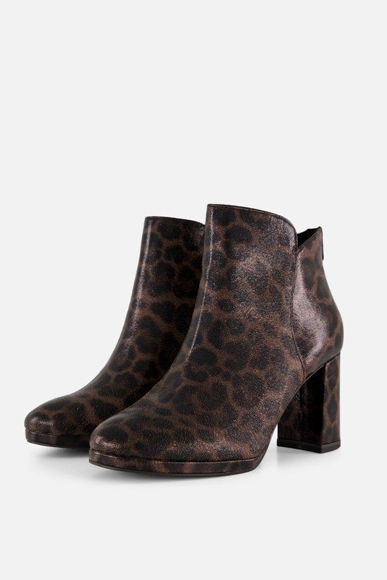 Tamaris Essentials Dames Enkellaarzen Bruin