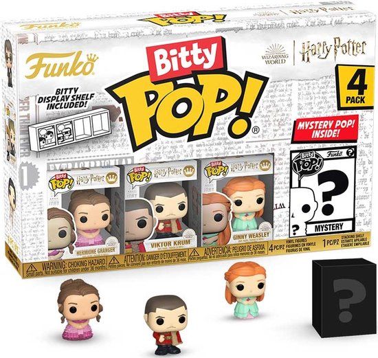 Funko Harry Potter and the Goblet of Fire Bitty POP! Vinyl Figure 4-Pack Hermione 2,5 cm Mini-Figuur