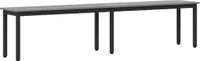 vidaXL Bank Grijs Sonoma 200 x 35 x 45 cm Bewerkt hout