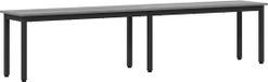 vidaXL Bank Grijs Sonoma 200 x 35 x 45 cm Bewerkt hout
