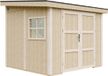 Timbela M938B Tuinhuis - 5,9 m² - Beige - Hout