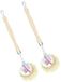 Sorbo Brosse à vaisselle - 2 pièces - Bois - Poils en fibre - Avec crochet de suspension