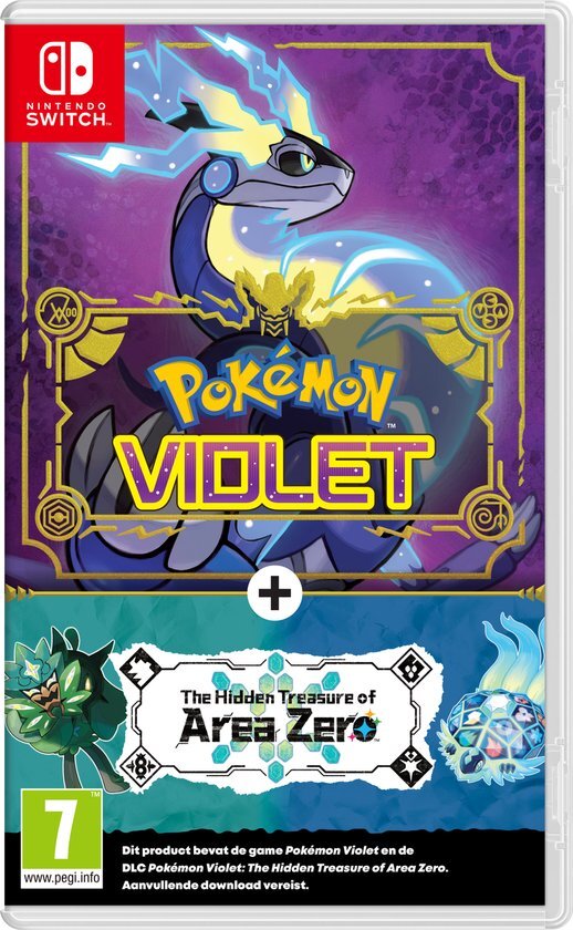 Pok&#233;mon Violet Bundel - The Hidden Treasure of Area Zero - Game Uitbreiding - Nintendo Switch