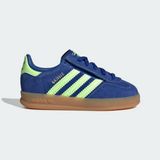 adidas Originals Gazelle leren sneakers - kobaltblauw/limegroen
